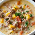Easy Cheeseburger Soup
