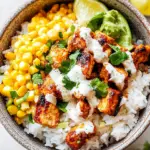 Street Corn Chicken Rice Bowl