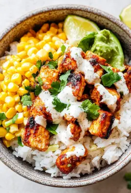 Street Corn Chicken Rice Bowl