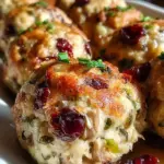 Cranberry & Turkey Stuffing Balls