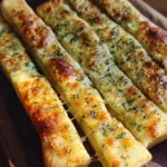 Sourdough Cheesy Breadsticks