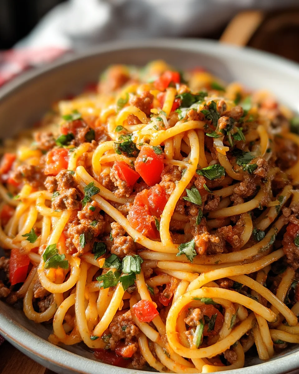 Taco Spaghetti