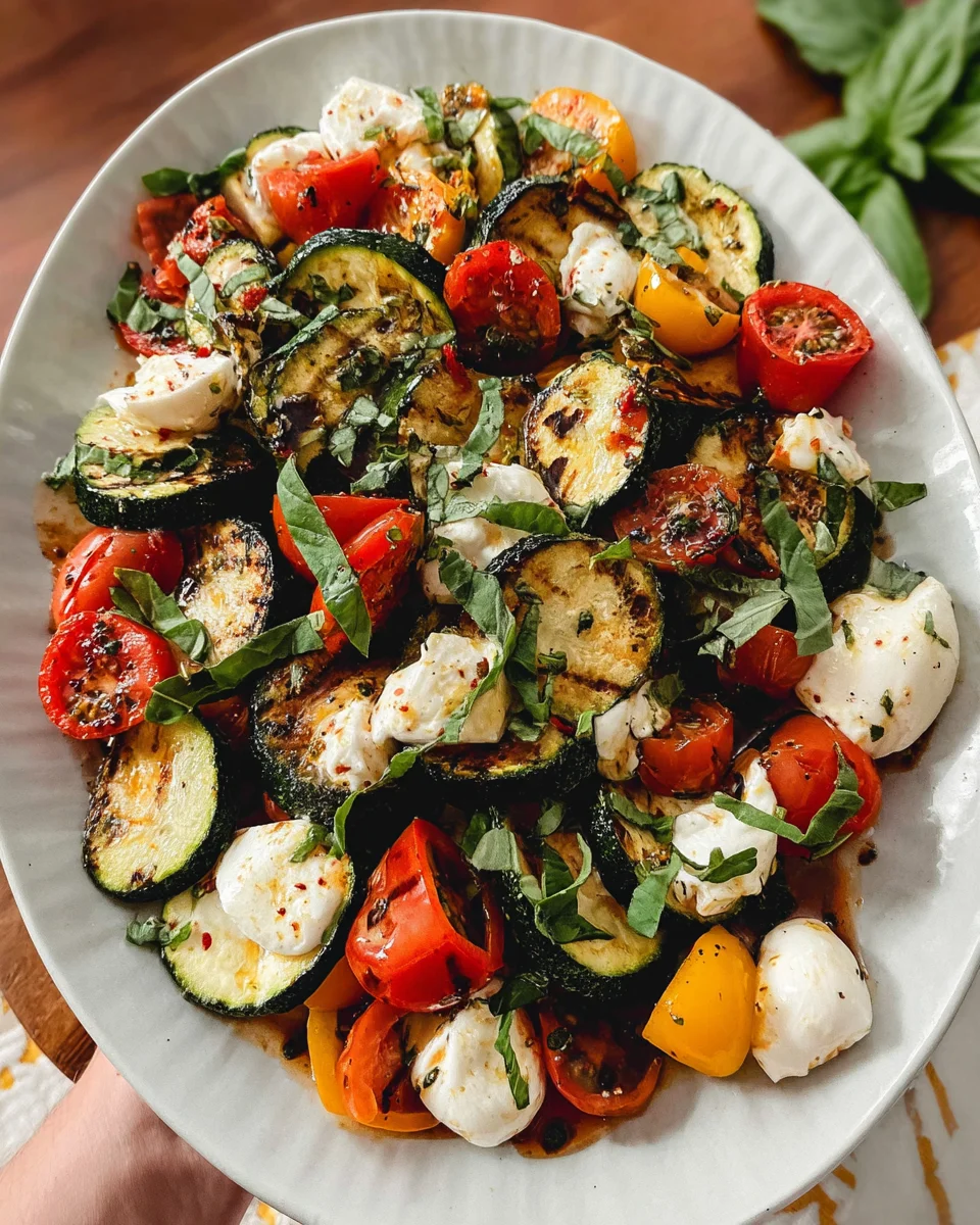 Grilled Zucchini Salad