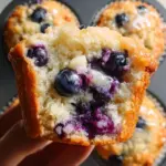 Blueberry Cottage Cheese Muffins