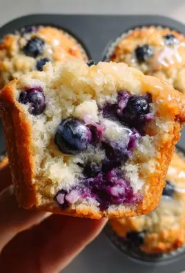 Blueberry Cottage Cheese Muffins