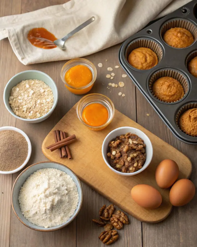 Ingredients Healthy Pumpkin Muffins